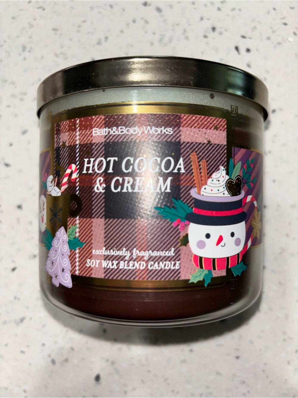 Bath & Body Works Hot Cocoa & Cream Scented Candle New